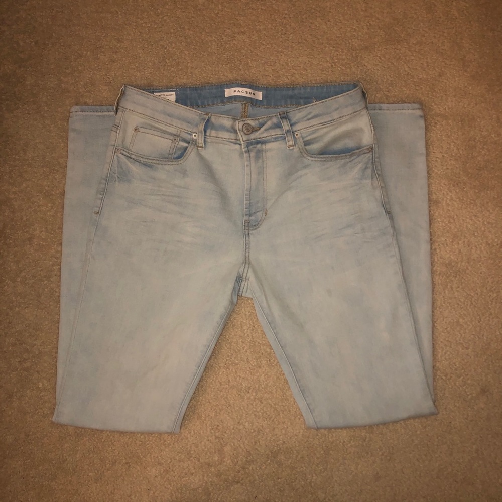 Pacsun Stacked Skinny Jeans